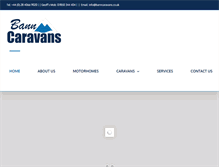 Tablet Screenshot of banncaravans.com